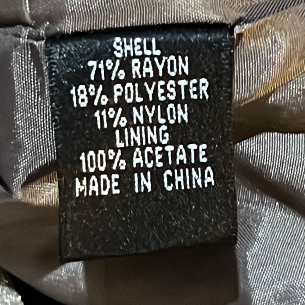 New Adrianna Papell Victorian Ruffled Metallic Gold Evening Dress Topper Women - Picture 5 of 7